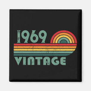 Personalisierte vintage 55. Geburtstagsfeier Magnet