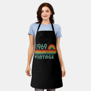 Personalisierte vintage 55. Geburtstagsfeier Schürze