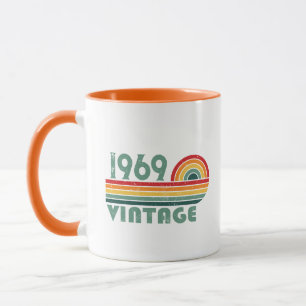Personalisierte vintage 55. Geburtstagsfeier Tasse