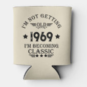 Personalisierte Vintage 55. Geburtstagsparty Dosenkühler (Vorderseite)