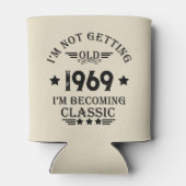 Personalisierte Vintage 55. Geburtstagsparty Dosenkühler (Rückseite)