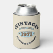 Personalisierte Vintage 55. Geburtstagsparty Dosenkühler (Kanne Vorderseite)