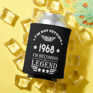 Personalisierte Vintage 55. Geburtstagsparty Dosenkühler