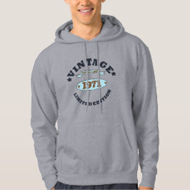 Personalisierte Vintage 55. Geburtstagsparty Hoodie