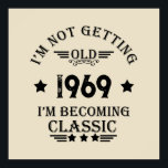 Personalisierte Vintage 55. Geburtstagsparty Poster<br><div class="desc">Mit dieser limitierten Auflage,  Premium-Qualität und einem Vintag aussehenden Geburtstagsgrafik-Design mit coolem Typografie-Schriftart fügen Sie etwas Originalität hinzu. Das ist eine tolle Geschenkidee für Männer,  Frauen,  Ehemänner,  Ehefrauen,  Freundinnen und Freunde,  die dieses einmalige Kunstwerk Liebe haben.</div>