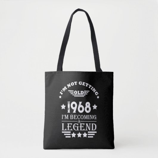 Personalisierte Vintage 55. Geburtstagsparty Tasche (Vorderseite)