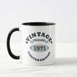 Personalisierte Vintage 55. Geburtstagsparty Tasse