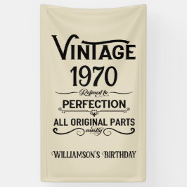 Personalisierte Vintage 60. Geburtstagsgeschenke s Banner