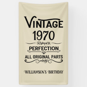 Personalisierte Vintage 60. Geburtstagsgeschenke s Banner