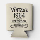 Personalisierte Vintage 60. Geburtstagsgeschenke s Dosenkühler (Rückseite)