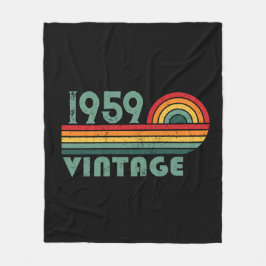 Personalisierte Vintage 65. Geburtstagsgeschenke Fleecedecke