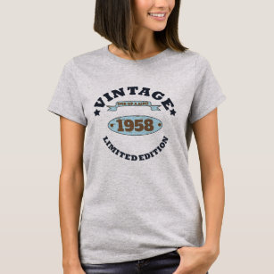 Personalisierte Vintage 65. Geburtstagsgeschenke T-Shirt