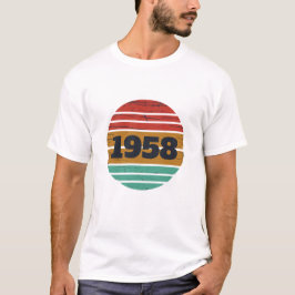 Personalisierte Vintage 65. Geburtstagsgeschenke T-Shirt