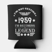 Personalisierte Vintage 65. Geburtstagsparty Dosenkühler (Rückseite)