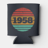Personalisierte Vintage 65. Geburtstagsparty Dosenkühler (Vorderseite)