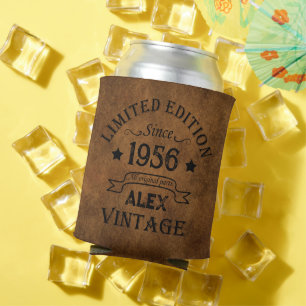 Personalisierte Vintage 65. Geburtstagsparty Dosenkühler