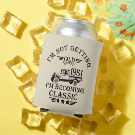 Personalisierte Vintage 65. Geburtstagsparty Dosenkühler