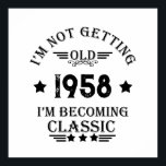 Personalisierte Vintage 65. Geburtstagsparty Poster<br><div class="desc">Mit diesem Vintagen klassischen Geburtstagsgrafik-Design mit phantastischer Typografie-Schriftart-Schrift können Sie Ihrer Garderobe-Kollektion etwas Originalität hinzufügen. Das ist eine tolle Geschenkidee für Männer, Frauen, Ehemänner, Ehefrau, Großmutter und Großvater, die dieses einzigartige Kunstwerk Liebe geben werden. Das phantastischste und lustigste Urlaubsgeschenk für Ihr Party zum Geburtstag. Wenn Ihnen dieses Kunstwerk gefällt, können...</div>