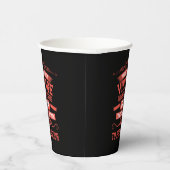 Personalisierte Vintage 75-Stunden-Geburtstagspart Pappbecher