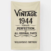 Personalisierte Vintage 80. Geburtstagsgeschenke s