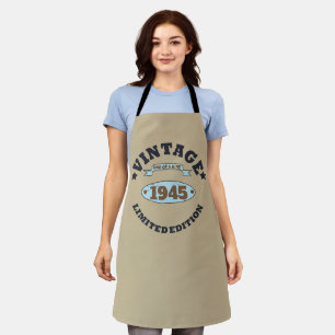 Personalisierte Vintage 85. Geburtstagsparty Schürze