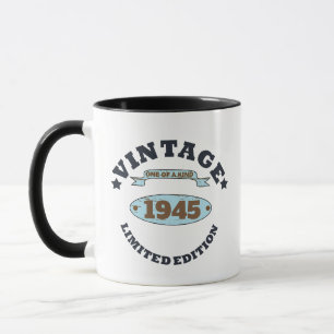 Personalisierte Vintage 85. Geburtstagsparty Tasse