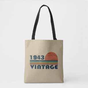 Personalisierte Vintage 90. Geburtstagsparty Tasche