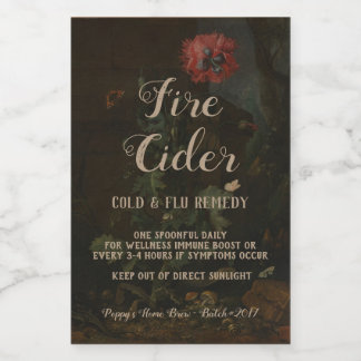 Personalisierte Vintage Apothecary Jar Gift Lebensmitteletikett