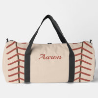 Personalisierte Vintage-Baseball-Duffel-Tasche