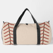 Personalisierte Vintage-Baseball-Duffel-Tasche Duffle Bag (Rückseite)