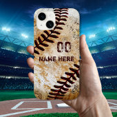 Personalisierte Vintage Baseball-Telefonfälle iPhone Hülle