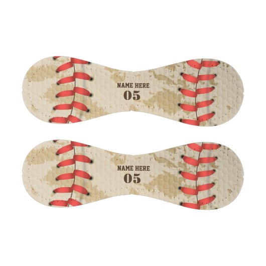 Personalisierte Vintage Baseballnummer Retro Baseball (Paneele)