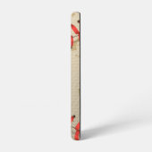 Personalisierte Vintage Baseballnummer Retro Samsung Galaxy Hülle (Linke Seite)