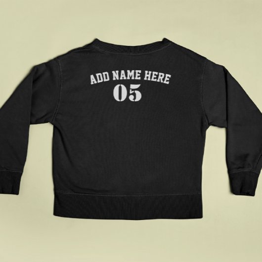 Personalisierte Vintage Baseballnummer Retro Sweatshirt