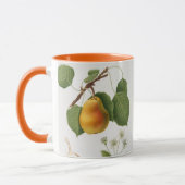 Personalisierte Vintage Birnenblütenfrucht Tasse (Links)