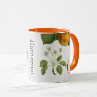 Personalisierte Vintage Birnenblütenfrucht Tasse