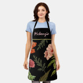 Personalisierte Vintage Blume Schürze (Getragen)