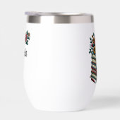 Personalisierte Vintage Bücher, Kaffee und Blume (Rechts)