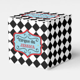 Personalisierte Vintage Circus-Begünstigungsbox Geschenkschachtel
