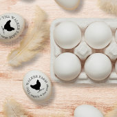 Personalisierte Vintage Ei-Briefmarke Gummistempel