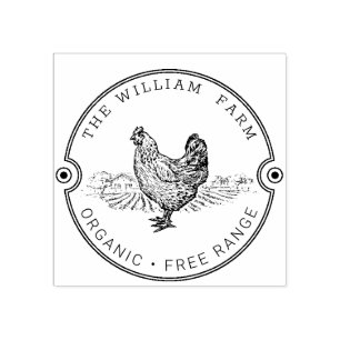 Personalisierte Vintage ⎢ Ei-Briefmarke Gummistempel