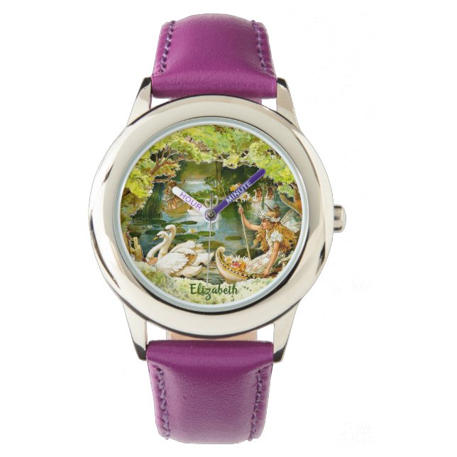 Personalisierte Vintage Fairy Armbanduhr (Vorderseite)