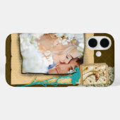 Personalisierte Vintage FotoCollage Case-Mate iPhone Hülle (Rückseite (Horizontal))