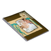 Personalisierte Vintage FotoCollage Notizblock (Rechte Seite)