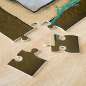 Personalisierte Vintage FotoCollage Puzzle (Seite)