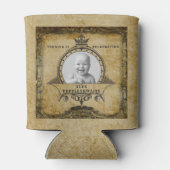 Personalisierte Vintage Fotovorlage 40. Geburtstag Dosenkühler (Rückseite)