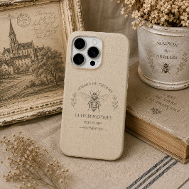 Personalisierte vintage französische Landästhetik iPhone 15 Pro Hülle
