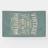 Personalisierte Vintage Geburtstagsfeier - Whisky- Banner (Horizontal)