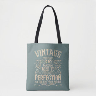 Personalisierte Vintage Geburtstagsfeier - Whisky- Tasche