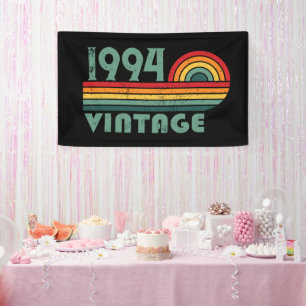 Personalisierte Vintage Geburtstagsgeschenke Banner